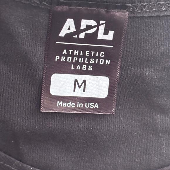 New APL Athletic Propulsion Men's Black Perfected Blended T-shirt Size Medium - Picture 6 of 6
